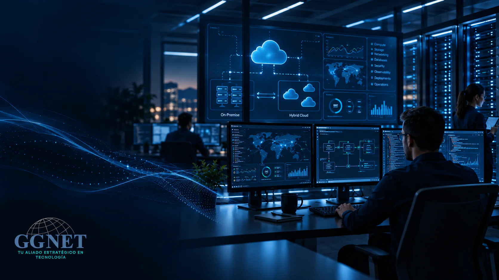 Arquitectura cloud e infraestructura tecnológica empresarial