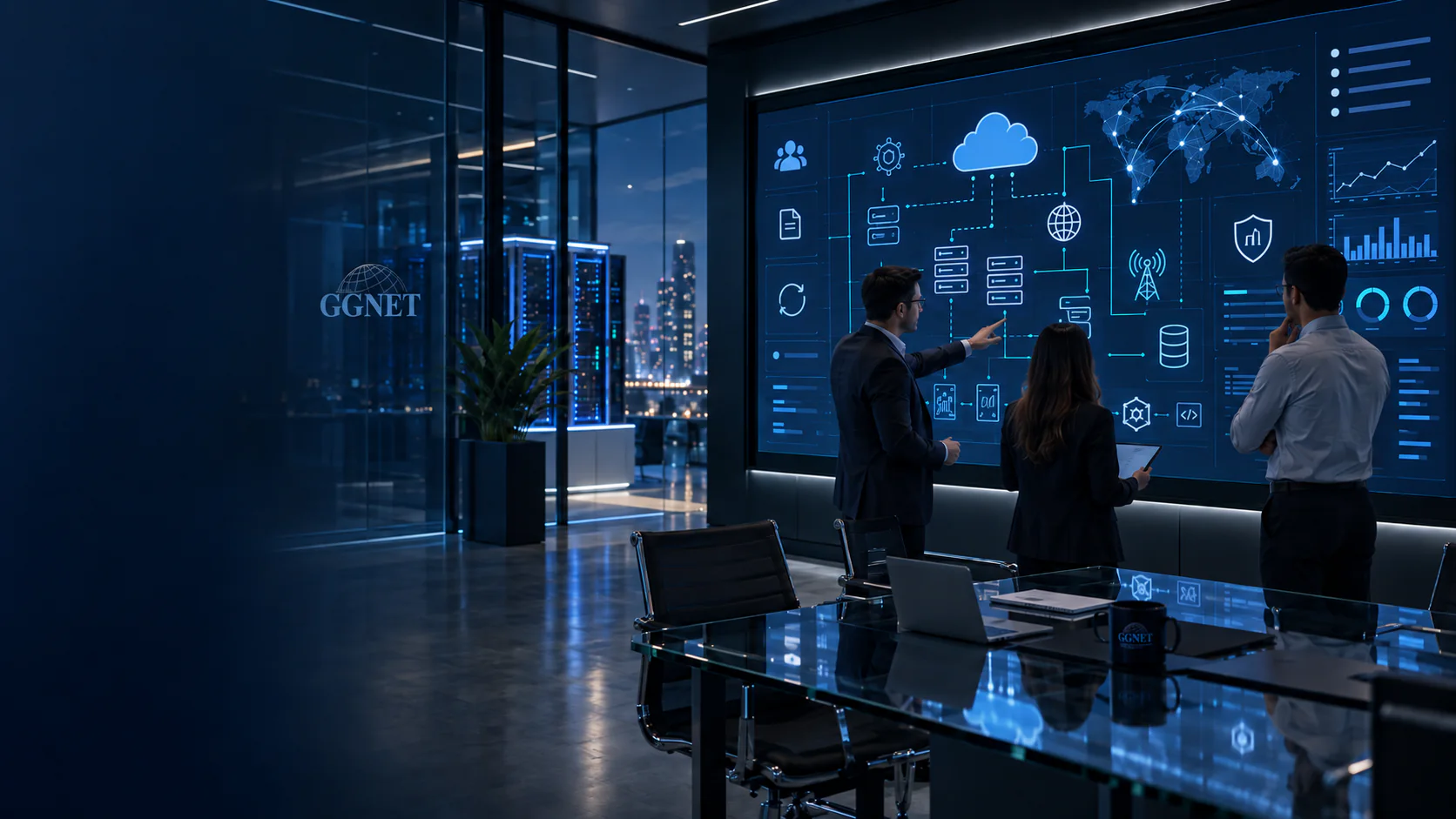 GGNET, tecnología, software, cloud e infraestructura