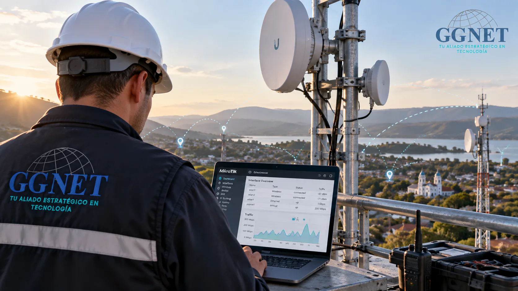 Redes, MikroTik e infraestructura para operadores ISP y WISP